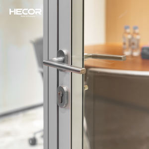 Profilés en aluminium commerciaux modernes personnalisés Isolation acoustique Cloisons murales en <span class=keywords><strong>verre</strong></span> dépoli portable sans cadre pour le bureau - Product Image 6