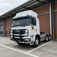 Camion tracteur SHACMAN d'occasion 6x4 remis à neuf, tracteur routier 375 CV, style Caterpillar, usage intensif