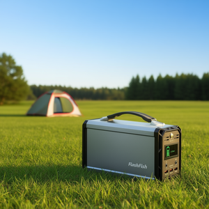 Station d'alimentation portable FlashFish 60000mAh 300W, générateur solaire avec panneau pliable pour le camping en plein air - Product Image 2
