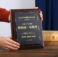 Plaque rectangulaire en bois vierge personnalisée pour les trophées et les médailles