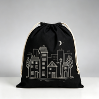 Sacs cadeaux personnalisés écologiques en gros avec cordon de serrage pour salons professionnels, conférences, kits d'accueil d'hôtel, emballage de produits de vente au détail