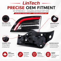 LinTech 1077402-00-G Feu arrière intérieur droit à LED, remplacement OE pour Tesla Model 3 2017-2023