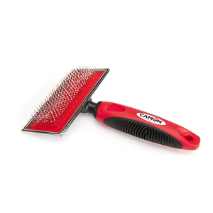 Carder con dientes de acero y puntas redondeadas 120x55mm - Product Image 1