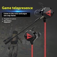 Écouteurs de jeu filaires intra-auriculaires G10 Type-C avec micro, contrôle par fil, suppression du bruit ENC et cordon de 120 cm