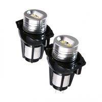 Nouvelles ampoules LED pour voiture, 2 pièces, E90, anneaux halo Angel Eyes, lumière LED 6W, ampoule de positionnement, blanc xénon, pour BMW, feux de jour, 2020