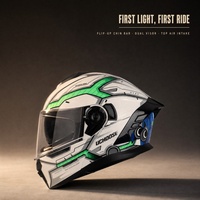 Casque ouvert JR815 à double mode de conduite, tailles S, M, L, XL, XXL, XXXL, idéal pour la ville et les trajets quotidiens