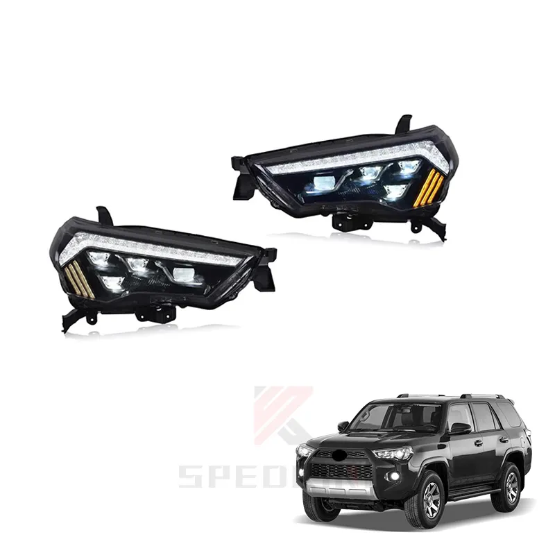 Spedking sombrero ventas 2014-2021 4x4 accesorios coche faro cabeza luz para Toyota 4Runner