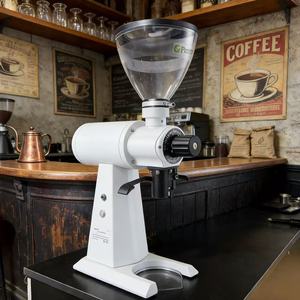 เครื่องบดกาแฟแบบแบน 98 มม. ไทเทเนียม สำหรับอุตสาหกรรม เครื่องบดกาแฟเอสเพรสโซเชิงพาณิชย์ เครื่องบดกาแฟสแตนเลส <span class=keywords><strong>Ek43</strong></span> - Product Image 1