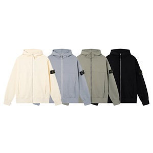 <span class=keywords><strong>Sweat</strong></span>-shirt à capuche unisexe en coton infroissable coupe ample couleur unie Autumn <span class=keywords><strong>Stone</strong></span> 1:1 pour automne/hiver - Product Image 1