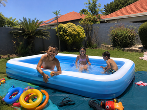 Piscine gonflable familiale HUARUNKE, PVC épaissi, portable, pour intérieur et extérieur, capacité 500 kg, peut accueillir plus de <span class=keywords><strong>10</strong></span> <span class=keywords><strong>personnes</strong></span> - Product Image 3