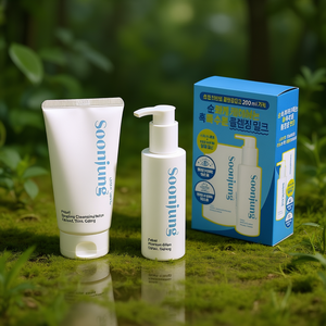 Lait nettoyant Soonjung 200ml, kit de recharge avec nettoyant visage 100ml pour tous types de peaux, formule K-Beauty - Product Image 3