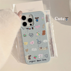 <span class=keywords><strong>Coque</strong></span> de téléphone pour <span class=keywords><strong>iPhone</strong></span> 17, 14, 15 Pro Max, 13, motif animal graffiti mignon, souple, vente en gros à bas prix - Product Image 2
