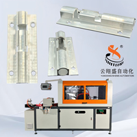 Machine de découpe, perçage et rainurage pour loquets de porte en aluminium sur mesure, équipement de traitement de quincaillerie de fenêtres et de portes avec servomoteur PLC
