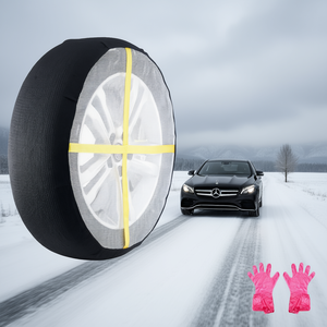 Couvre-pneus de traction pour neige Mercedes, couverture intégrale, chaussettes épaisses de qualité supérieure pour la conduite hivernale - Product Image 2