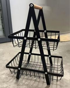Multi-Layer Metal Fruit Tray Rack for Home Desktop Kitchen Countertop Living Room Snack Fruit <b>Display</b> Standing <b>Basket</b> Storage - Product Image 5