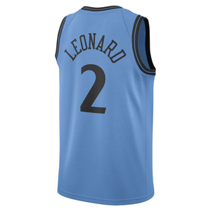 Herenkleding # 2 Leonard LA Jersey op maat gemaakte basketbaloverhemden Geborduurde jeugduniformen Sportkleding met logo's Hot-press - Product Image 6