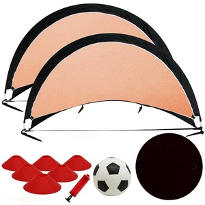 Foldable Folding Portable <strong>Football</strong> Net Soccer <strong>Goal</strong> Post Target <strong>Pop</strong> <strong>up</strong> Training Small Mini Mesh and Ball for Kids Outdoor - Product Image 3