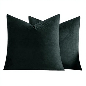 Celebrities Pattern Modern <b>Knitted</b> Velvet Breathable Zipper Closure Square <b>Throw</b> Pillow Covers Set Sofa Bedroom Car 18x18 Inches - Product Image 3