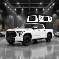 Camper universel en aluminium élargi à côtés rigides pour pick-up, pliable, pour 4 personnes, pour camping tout-terrain 4x4
