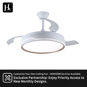 NUEVO Ventilador de Techo Retráctil Silencioso de 3 Aspas y 6 Velocidades con Control Remoto Inteligente y Temporizador, con Luz para Comedor - Product Image 5