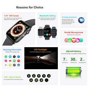 <span class=keywords><strong>2025</strong></span> New Blackview R30 Max Smartwatch 1.91 "hỗ trợ Bluetooth cuộc gọi điện thoại Đèn Pin 350mAh AL trợ lý giọng nói thể thao đồng hồ - Product Image 2