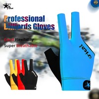 Guante de Billar CRICAL de 3 Dedos, Guantes de Snooker Elásticos e Impermeables, Accesorios de Entrenamiento Deportivo Unisex