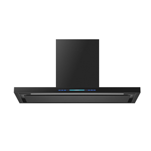 Hotte <span class=keywords><strong>murale</strong></span> en forme de T IDEA, vente au top, hotte de cuisine noire à <span class=keywords><strong>cheminée</strong></span> intelligente, hotte aspirante de 24 à 36 pouces - Product Image 1
