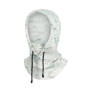 Topi ski berkemah pria, penutup kepala taktis Balaclava berburu masker wajah bulu domba termal untuk bersepeda - Product Image 6