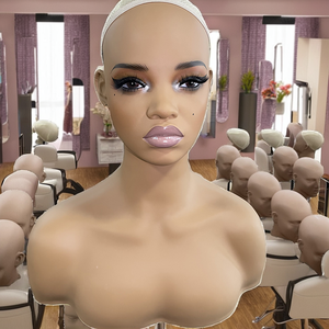 <span class=keywords><strong>Testa</strong></span> di <span class=keywords><strong>manichino</strong></span> <span class=keywords><strong>per</strong></span> <span class=keywords><strong>trucco</strong></span> femminile realistica <span class=keywords><strong>per</strong></span> la visualizzazione della parrucca manichini di plastica - Product Image 4