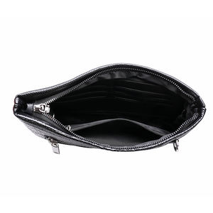 Borsa a Mano <span class=keywords><strong>da</strong></span> <span class=keywords><strong>Uomo</strong></span> di Alta Qualità <span class=keywords><strong>con</strong></span> Stampa Coccodrillo, Design Casual alla Moda <span class=keywords><strong>con</strong></span> Chiusura a <span class=keywords><strong>Cerniera</strong></span> e Fodera in Poliestere, <span class=keywords><strong>Portafoglio</strong></span> Lungo - Product Image 4