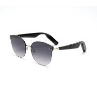 Lunettes de soleil légères à monture métallique, lunettes intelligentes IA avec traduction, lunettes audio Bluetooth 5.4 avec appels IA et musique