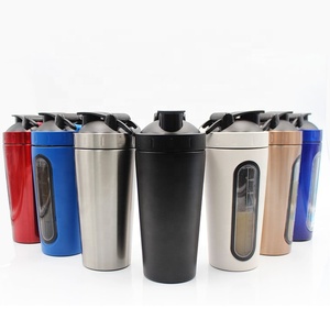 Nouveaux produits meilleur shaker de protéines bouteille d'eau en acier inoxydable 304 sous vide 700ml sans Bpa Sport Gym - Product Image 3