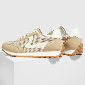 Женские модные теннисные кроссовки в стиле ретро, повседневные кроссовки для бега и ходьбы со стильным нейтральным дизайном и сетчатой подкладкой - Product Image 6