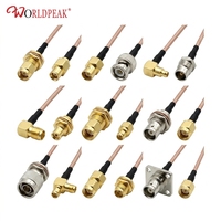 Câble coaxial RF personnalisé WODF SMA BNC TNC UHF N Type pour antenne Wifi, rallonge de câble de liaison RG174 RG316 RG58 RG400