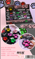 Kawaii Cat Paw Squishy Squeeze Toys PVC Sensory Kids Stress Relief for Pinch Family pour garçons et filles