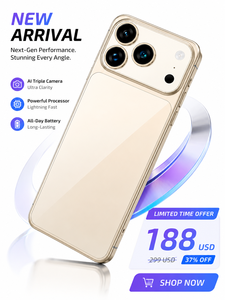 low price wholesale original phonei17 pro max 5g smartphone 16GB+1TB Face unlock Global version mobile phone Fingerprint unlock - Product Image 1