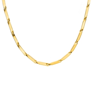 Collar <span class=keywords><strong>de</strong></span> Cadena <span class=keywords><strong>de</strong></span> Acero Inoxidable Chapado en Oro <span class=keywords><strong>de</strong></span> 18K al por Mayor, Diseño Geométrico con Forma <span class=keywords><strong>de</strong></span> Diamante <span class=keywords><strong>de</strong></span> 3mm, Personalizado, para Regalo <span class=keywords><strong>de</strong></span> Hombre - Product Image 3