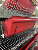 Nouvelle cage d'élevage de cailles en acier galvanisé, 1,2 m de long, 5 niveaux, empilable, avec plateau à fumier 70x70 cm, pour volailles pondeuses, directement de l'usine