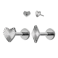 Thorrk Hypoallergenic Titanium Jewelry Snug Industrial Thread Summer Jewelry Bridal Jewelry