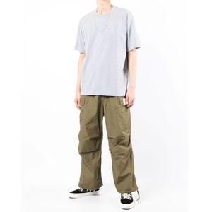 Pantalones Cargo de Pierna Ancha para Hombre, 100% Algodón Sin Elasticidad, Estilo Urbano - Product Image 2