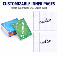 Cahier d'exercices scolaire personnalisé pour étudiants, avec pages de sujets agrafées, couverture personnalisée, fabricant de cahiers d'exercices d'écriture sur mesure
