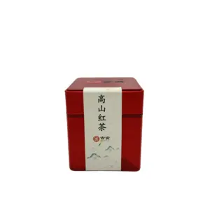Chinese tea supplier osmanthus black tea bag with provide samples and tin box package