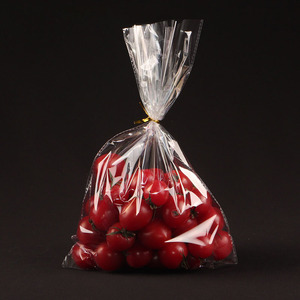 Wholesale Custom Logo With Air Hole Retail Gift Fruits 0.5kg 1kg 2kg Transparency Plastic Food Grade Flat OPP <b>Bags</b> for <b>Packing</b> - Product Image 1