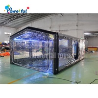 Bulle de couverture de voiture gonflable durable anti-poussière pour abri de stationnement de voiture