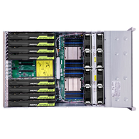 En stock SQC612-8GPU système Barebone à double prise Station de travail Serveur AI Apprentissage en profondeur Tour de montage en rack