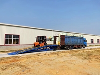Rampe mobile polyvalente pour entrepôts, fermes et stations de conteneurs, capacité 10-20 tonnes, avec options manuelle/hydraulique/électrique
