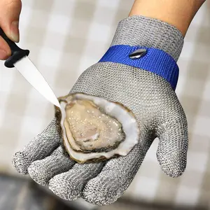 Gants anti-coupure Coupe-viande Gants en treillis métallique en acier inoxydable