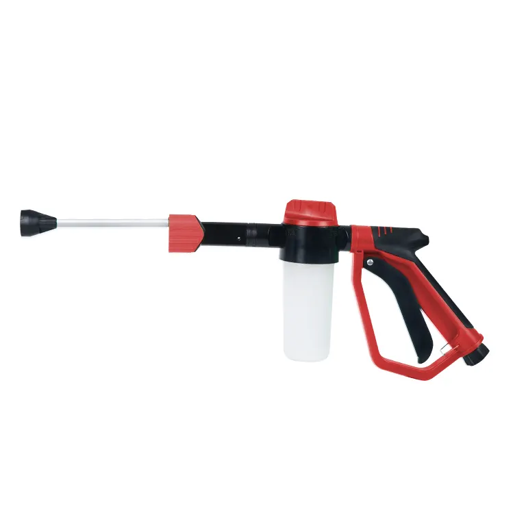 Portable Foam Lance Water Gun Pressure 8 Grade Nozzle Jet Car Washer Sprayer Cleaning Tool