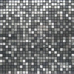 Carrelage en mosaïque de céramique noir moderne antidérapant pour décoration murale intérieure de villa à thème côtier 600x600mm - Product Image 2