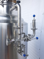 Équipement de brassage et de fermentation de l'eau, Valve de purge, Type de raccord DIN, Manomètre pneumatique, Vanne de sécurité papillon, Garantie 1 an, 1-2